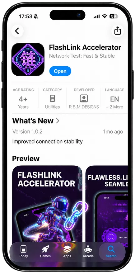 FlashLink Accelerator on the App Store